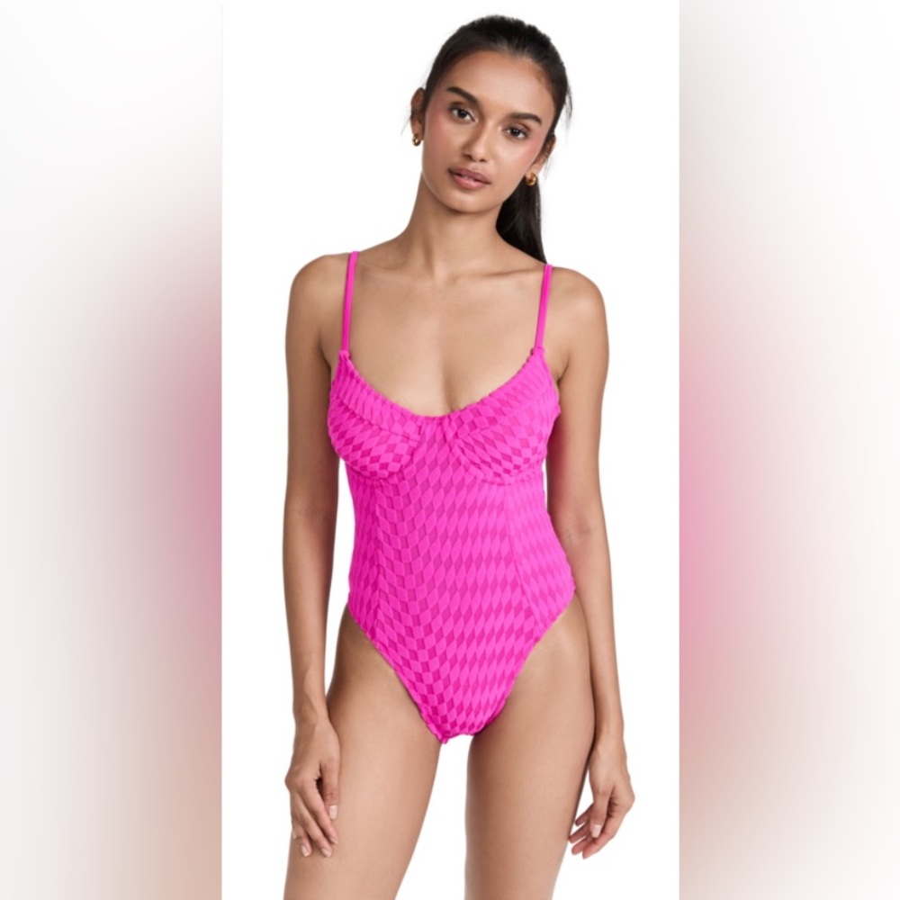 NWT Good American barbie pink swimsuit.💕